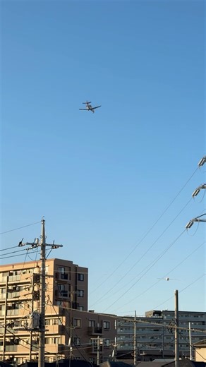 U-680A入間着 上空通過‼️｜#入間基地 #U680A #航空自衛隊 #所沢市 #小手指 #shorts