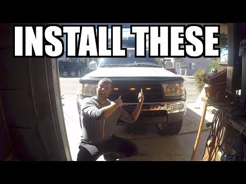 INSTALLING RAPTOR STYLE GRILLE LIGHTS - HOW TO