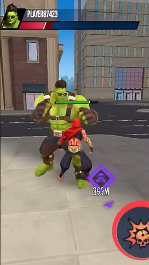 Hulk vs strider #spiderman #shortvideo