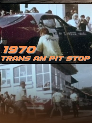 Celebrating 60 years of Trans Am racing. Pit stops really did hit different back in the day.