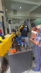 Experience next-level efficiency with the arm-type servo tapping machine 🔩⚙️ — Designed for versatility, it easily handles workpieces with multiple tapping points without constant repositioning. With its electronic display and smart control panel, you can set depth, speed, and torque precisely — something traditional tapping machines can’t match. Ideal for complex components, it delivers consistent, high-quality threads while reducing manual effort and cycle time. | Kwality Machinery Export