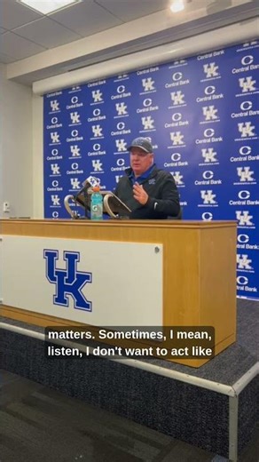Mark Stoops after Kentucky's loss to Texas