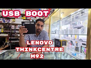 How To Get Into Bios And USB Boot | Lenovo Thinkcentre M92