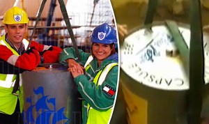 Blue Peter bury 1998 time capsule beneath Millenium Dome