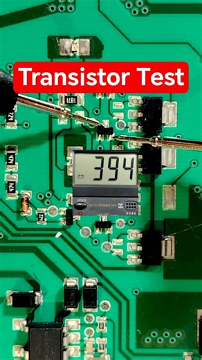 How Technicians Test SMD Transistors in Seconds - Simple Multimeter Method #tech #repair #shorts