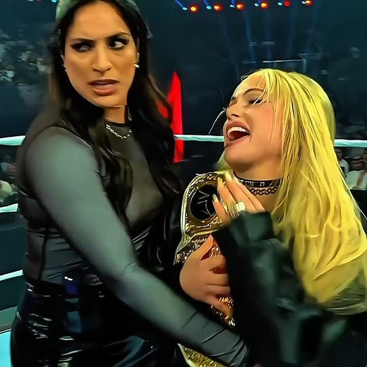 Liv Morgan Slap Raquel { Bianca Blair slap slap Liv Morgan Thenandnow Edit ☠️} #wwe#shorts