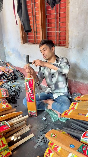 cricket bat making process. #fbstylelife #foryouシ #woodworking | Rahat Bhai