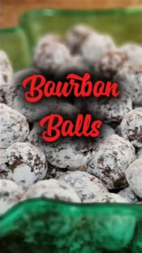 Bourbon Balls #easyrecipe #bourbon #christmastreats