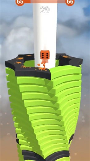 stack ball game 65 lvl video shorts #trend #gaming