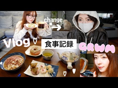 [Meal Diary] GRWM🌸Home Body Vlog🏠Spring Hair Color Change‼︎