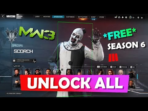 [SEASON 6] BEST MW3 Warzone UNLOCK ALL TOOL (PC & Console) | FREE & UNDETECTED!