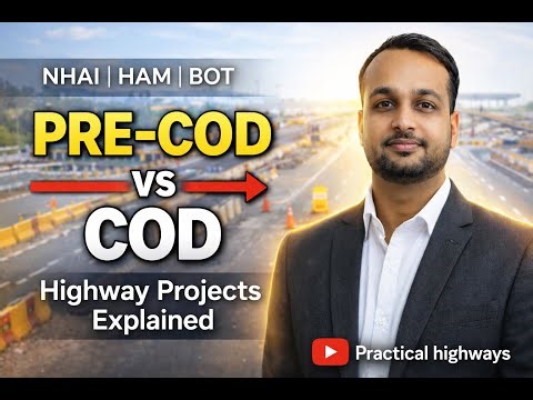 Pre-COD & COD Explained for Civil Engineers | HAM | BOT | EPC Projects