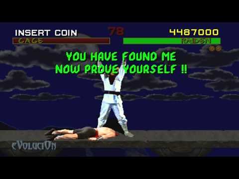 Mortal Kombat (Arcade) Reptile vs Raiden (60FPS)