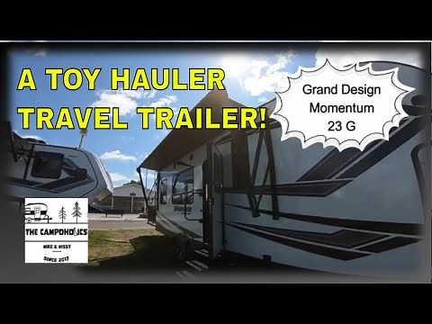 Grand Design Momentum 23G - A Travel Trailer Toy Hauler!