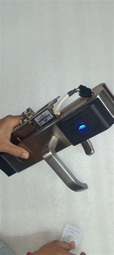 Check this RFID door lock system with card read operation