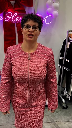 Pink pink pink! These Liorah suits are full rhinestone sparkle and fabulous! They have arrived! Sizes 4-22 US. They fit like St John. Order now before they are sold out! $780 each. | Dog Show Suits