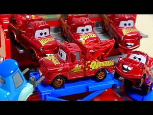 カーズトミカ☆グイドが故障したみんなを綺麗に修理するよ!キラキラのメーターがいっぱいにw