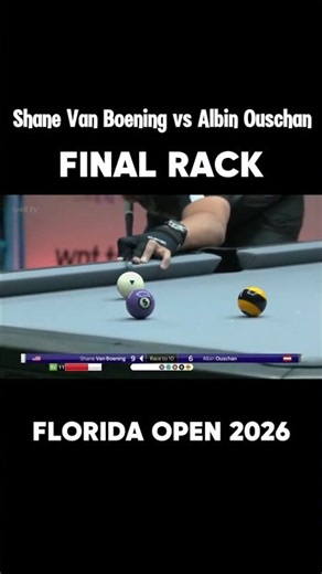 LAST 32 | Shane Van Boening vs Albin Ouschan | FINAL RACK | 2026 Florida OpenPool Championship