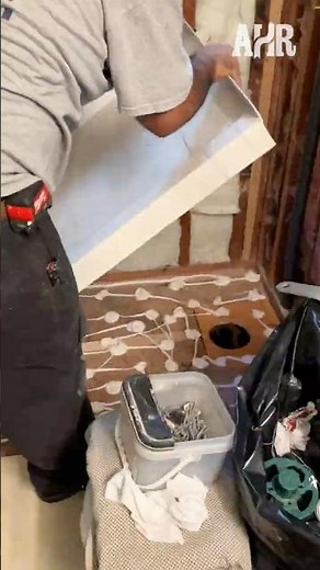 Shower Pan Install for Composite Shower and Wet Area