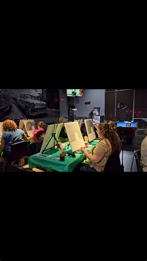 Paint Nite hosted our ghost paint and sip event this October at Dave & Buster’s at Desert Ridge | Paint Nite Phoenix, AZ | Facebook