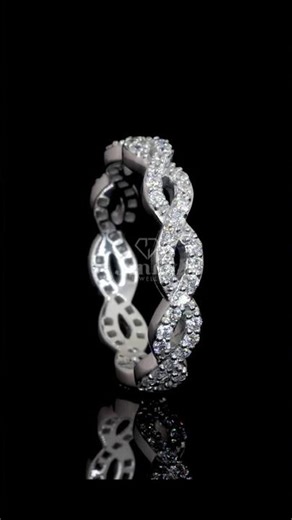 Lab-Grown Diamond Infinity Band | Elegant & Timeless Design