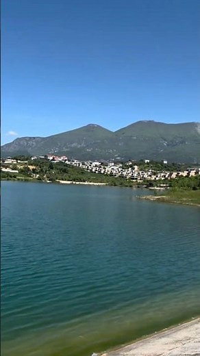 Dajti Mountain and Farka Lake in Tirana, tourist attractions near the Albanian capital, april 2026