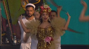 Anitta abre show no Rock in Rio Lisboa com remix de 'Tico-tico no fubá'