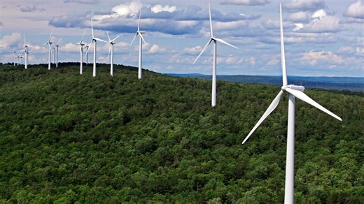 Massachusetts, Maine to partner on large inland wind farm