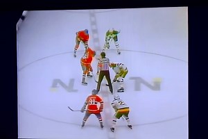 Apr. 19, 1980. Met Center in Bloomington, #Minnesota. In control of the North Stars with a 4-0 lead during Game 2 of the #StanleyCup quarterfinal series, the #Canadiens come within a hair of making it 5-0. Minnesota would win the series at the #Montreal Forum in Game 7, ending the #Habs dynasty at four consecutive #NHL titles. Danny Gallivan, Dick Irvin and Gary Dornhoefer call the action on #CBC. #Leafs