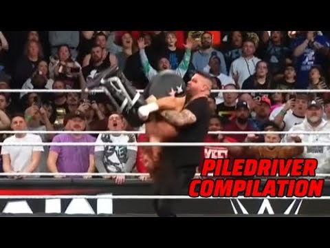 Wrestling Piledriver Compilation