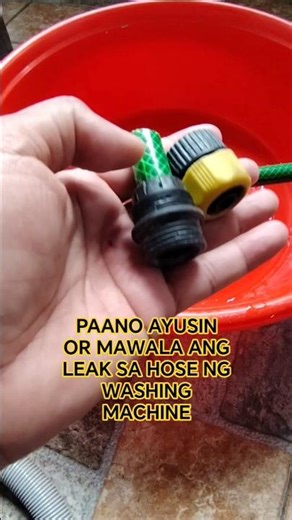 WASHING MACHINE HOSE LEAK! #hoseleaking #panasonic #howtofix