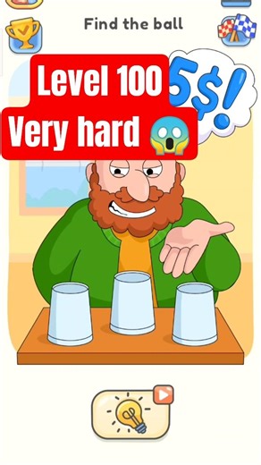 Level 100 Find the Ball 🏀 | Tricky Puzzle Solution | Hard Game Shorts #shorts #dop5 #gaming #puzzle