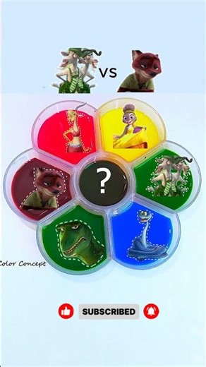 Zootopia 2 color mixing （Part -11) #zootopia2 #colormixing