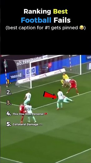 Ranking Best Football Fails 😭