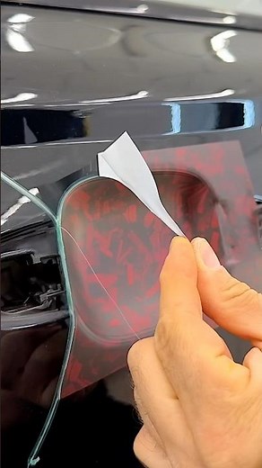 Audi Handle Pocket Protection (Red/Black Forged Carbon) 🛠️🎨✨