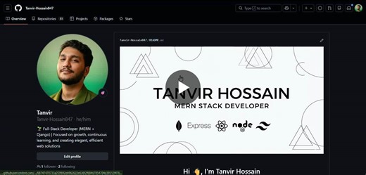 For a modern developer, your GitHub profile is arguably as important—if not more important—than your traditional resume. While a resume tells people what you claim you can do, your GitHub profile… | Tanvir Hossain