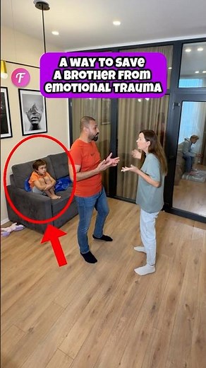 Big Brother STEPS IN to Protect Little Sibling from Parents' Fights #shorts