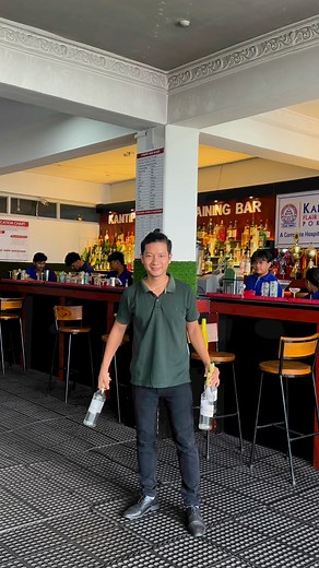 260K views · 8.7K reactions | Bartender skills #admissionopenbartender #kantipurhoteltrainingcenter #reelsfb #pokharabartender #nepalesebartender #reels #pokhara #bartendertraining #nepal #bartending #bar #nepali #nepalireels | Stylish Bartender | Facebook