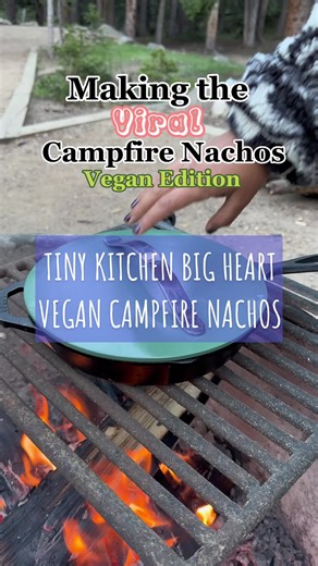 Vegan Campfire Nachos Recipe | Plant Based Camping Meals