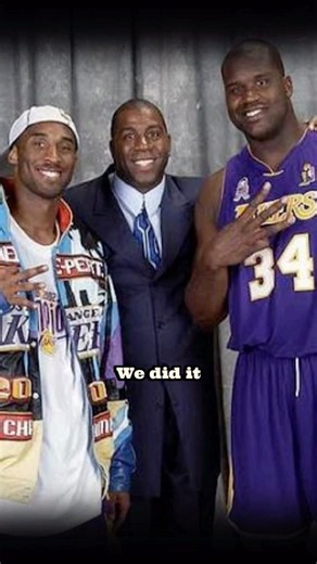Shaq claims Magic was quick to take credit. #nba #lakers #kobe #shaq #magicjohnson