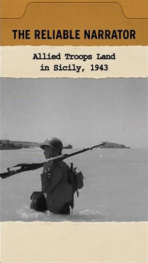 Allied Troops Land in Sicily, 1943 #ww2 #history