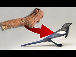 This Is the EASIEST Whittling Possible (Bird From a Branch Tutorial)