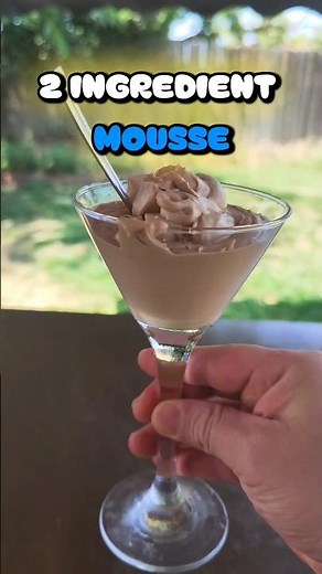 The Easiest Chocolate Mousse Recipe Ever! #shorts