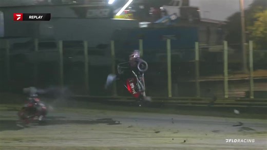 🔴 Both drivers out of their cars and okay after a wild ride for Buddy Kofoid at Merced USAC Racing #USAC | FloRacing