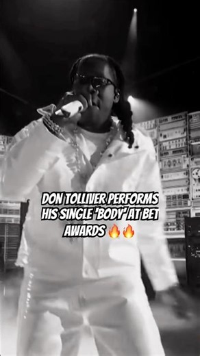 DON TOLLIVER PERFORMS HIT SINGLE ‘BODY’ AT BET AWARDS 2026! 🔥or🗑️ #dontolliver #betawards #shorts