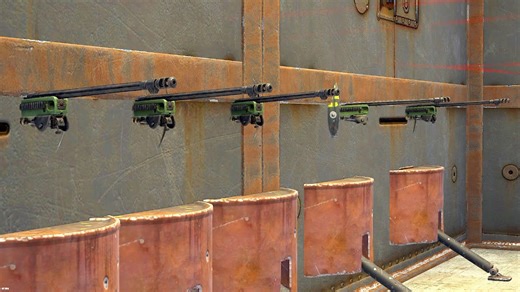 Solo raid on a base with disastrous auto-turret setup