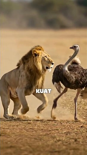 Burung Unta: Burung yang Nggak Bisa Terbang, Tapi Larinya Ngebut! 🏃‍♂️🐦 #faktahewan #faktaunik