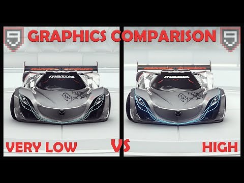 ASPHALT 9: ALL GRAPHICS SETTINGS COMPARISON - Very low VS Medium VS High