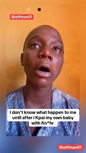 Amebo_Loversgist on Instagram: "I DON’T KNOW IT HAPPENED, I ONLY REALISED MYSELF AFTER IT HAPPENED 😭! A young man was arrested for kpaiying his 44days old child. According to him, he never said how it happened, he said he didn’t even realized it was from neck he cut the child, that his eyes became cleared after the whole thing had happened and discovered his child was de#d. HE WAS ASKED WHERE HE SAW KNIFE 🗡️ THAT HE USED? He said during the baby 41days birth ceremony, the ram &#x
