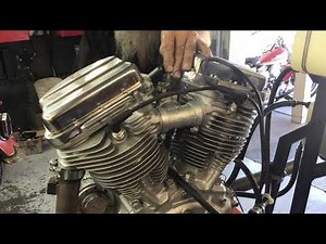 Rob's 1955 Panhead Engine Run